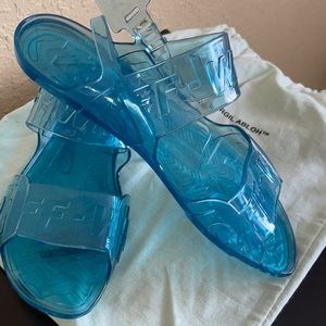 Authentic Brand New Off-White Jelly Sandals